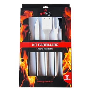 Kit Accesorios Parrilleros 5un Grilltech